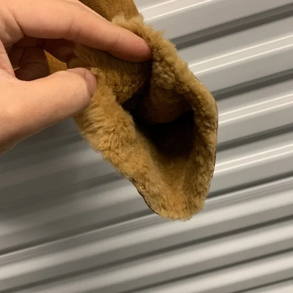 Winlit Faux Suede Western Jacket Women’s Small Brown Faux Fur Trim Vintage Style - Picture 6 of 13